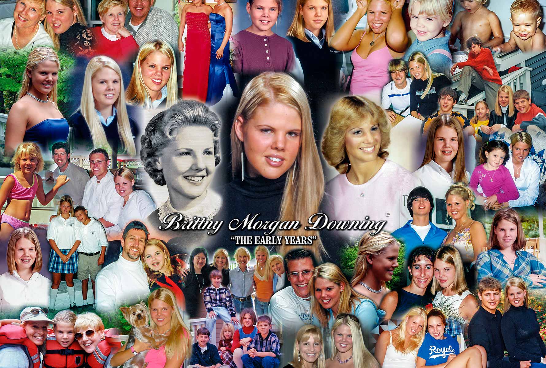 Blended Collage from Family Photo Album